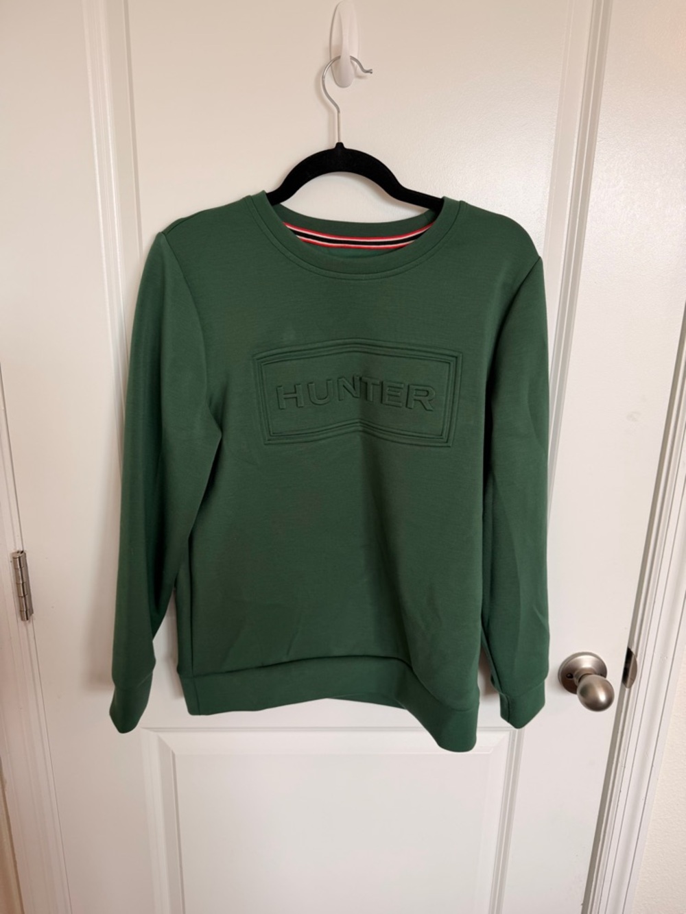 Hunter Embossed Crewneck Sweatshirt Small - Picture 2 of 4